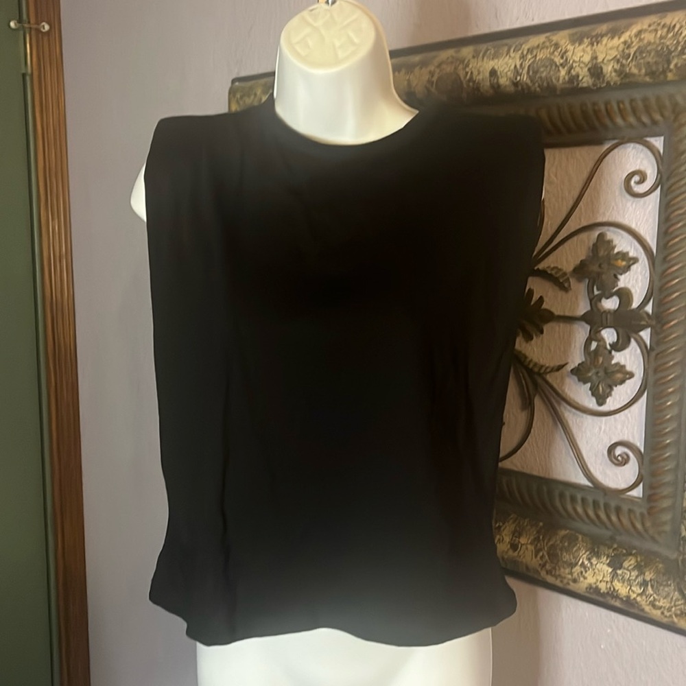 NWT Nasty Gal Womens Crop Top - black sleeveless Sz 4💚